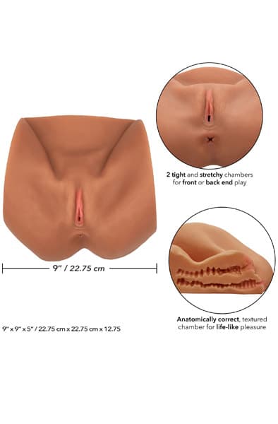 Cal Exotics Stroke It Life Size Pussy Brown Sexdokke