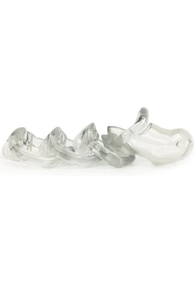 Lock Up Chastity Cage Transparent Kyskhedsbur