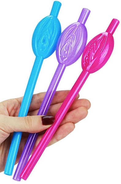 Lovetoy Pussy Straws 9-pack Sugerør