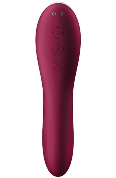 Satisfyer Dual Crush Red Lufttrykksvibrator