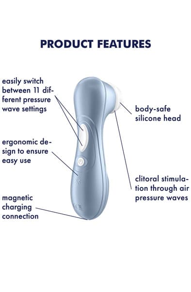 Satisfyer Pro 2 Blue Paineilmavibraattori