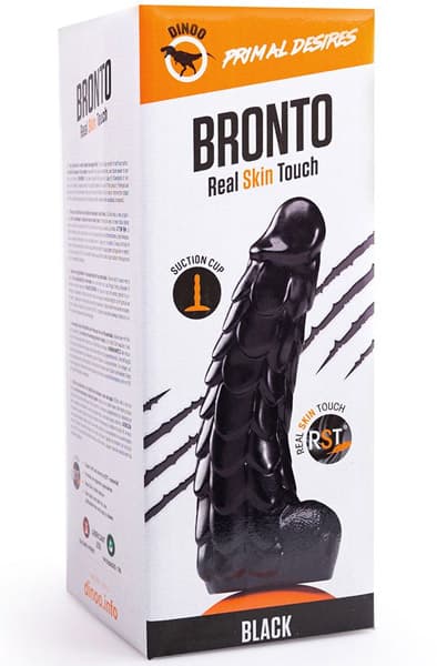 Dinoo Primal Bronto Black 31 cm Dragon dildo