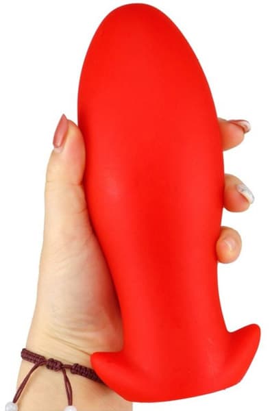 Eggplay Silicone Plug Saurus Egg Red XXL Grovere analplugg