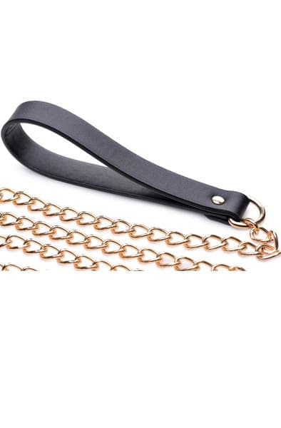 Master Series Luxury Leash Black/Gold