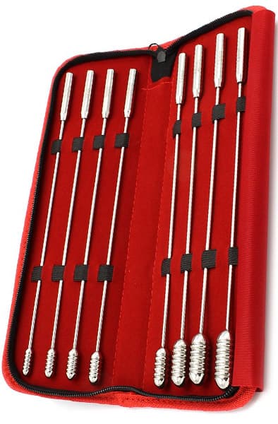 Urethral Sound Dilator Groved Beads 8-pcs Set Dilator paket