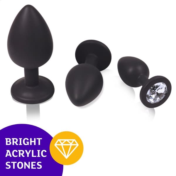 Anal Plug til kvinder og mænd - Triple Butt Plug Sæt - Anal plug set