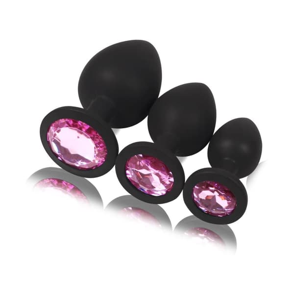 Anal Plug til kvinder og mænd - Triple Butt Plug Sæt - Anal plug set