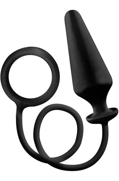 A.K.A Sergant Stiffy Silicon Cockring & Butt Plug Analplugg med penisring
