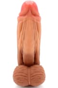 Miniatyrbillede 2 af 4: Kiotos Monstar Nature Mega Cock 24,5 cm XL dildo
