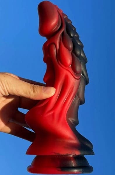 Dragon Dildo Zomay Black-Red 23 cm Dragon dildo
