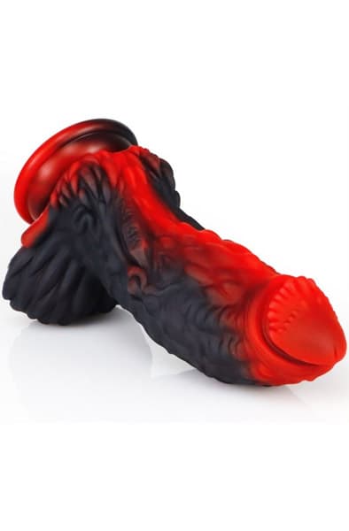 Dragon Dildo Yong Black-Red 20 cm Dragon dildo