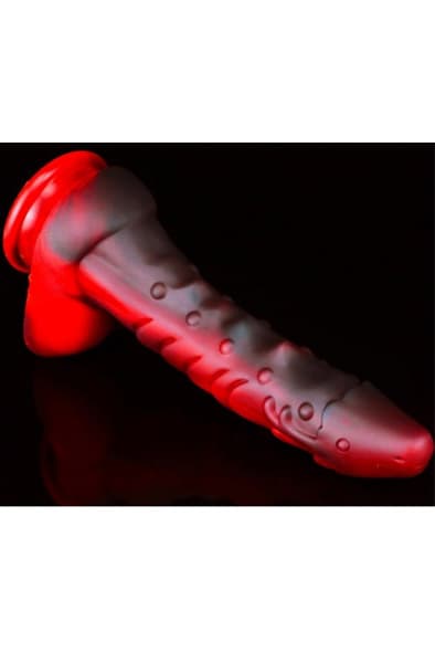 Dragon Dildo Sarkan Black-Red 19 cm Dragon dildo