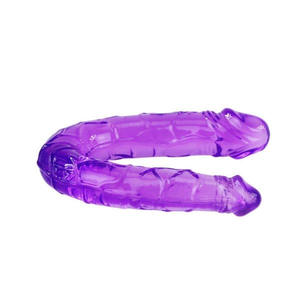 DOUBLE FLEXIBLE DILDO 30CM - LILLA