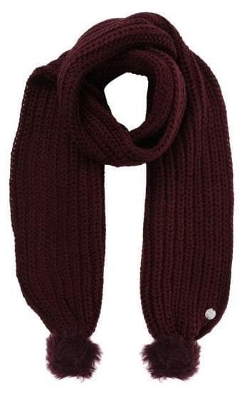 halsduk Lovella Pom Pom dam bordeaux one-size
