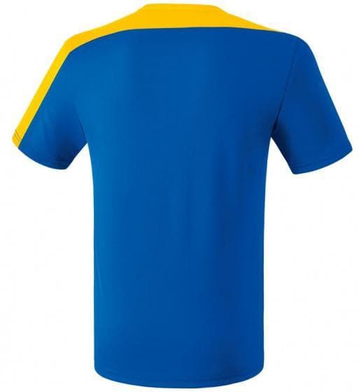 sportshirt club 1900 2.0 t-shirt junior blå/gul stl 140