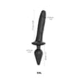 Miniatyrbild 2 av 2: SWITCH PLUG-IN REALISTIC DILDO BLACK - XXL