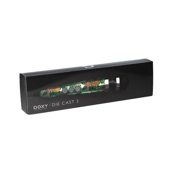 DOXY - NUMBER 3 WAND MASSAGER WITH CORD - PINEAPPLE