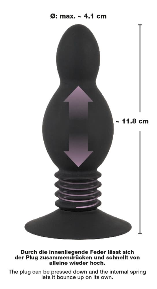 BLACK VELVETS BOUNCING ANALPLUG YOU2TOYS