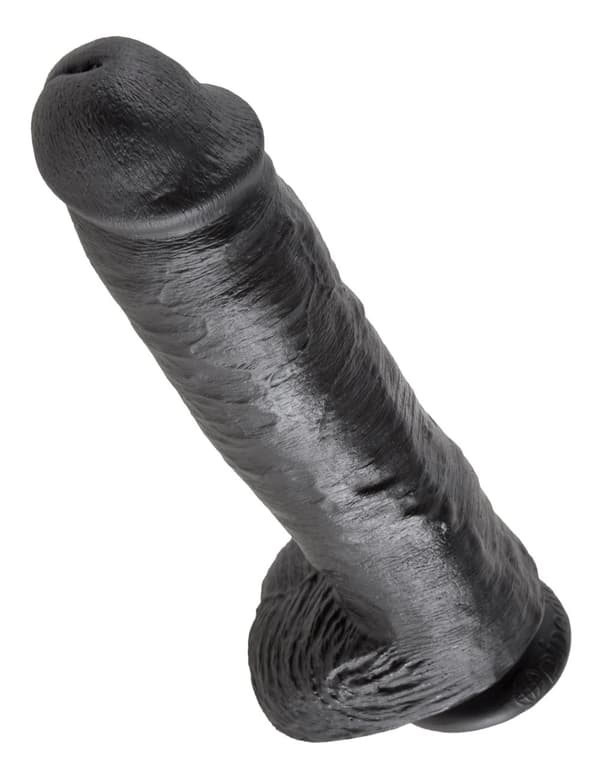 Pipedream King Cock With Balls Black 28 cm XL dildo