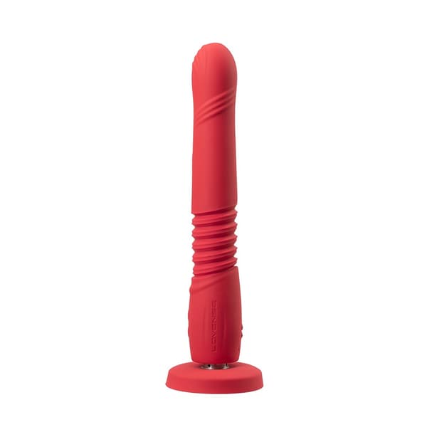 GRAVITY THRUSTING DILDO - röd
