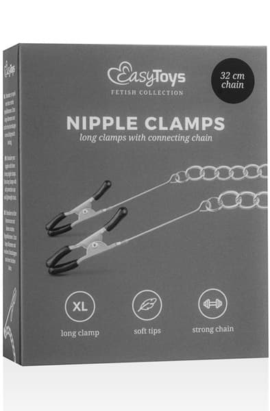 Long Nipple Clamps With Chain
