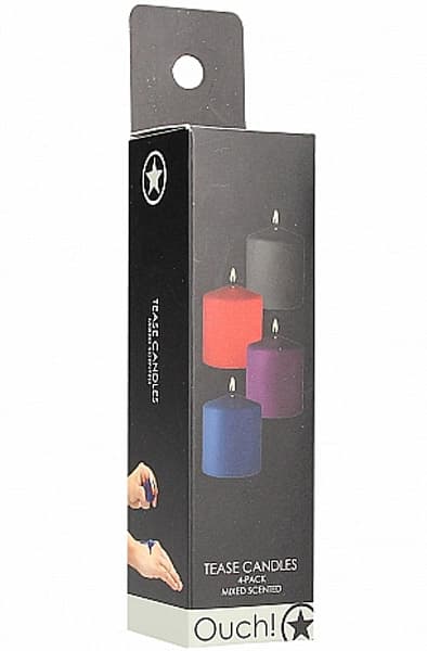 Mix Scent Tease Candles 4-pack Vokslys
