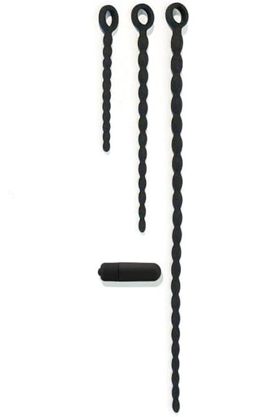 Dilator Set with Vibrating Bullet Dildo med vibrator