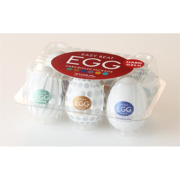 Tenga Huevo Masturbator Pakke med 6 Assorterede