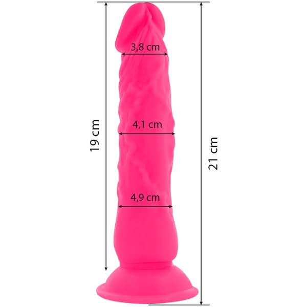 DIVERSIA FLEKSIBEL VIBRERENDE DILDO 21 CM – PINK