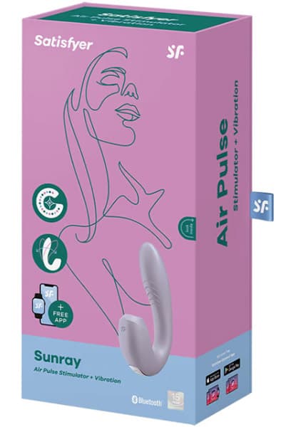Satisfyer Sunray Lilac Lufttrycksvibrator