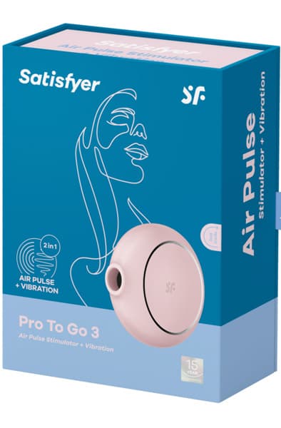 Satisfyer Pro To Go 3 Rose Air pressure vibrator