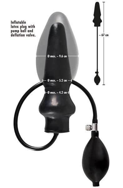 Inflatable Latex Plug 20 cm
