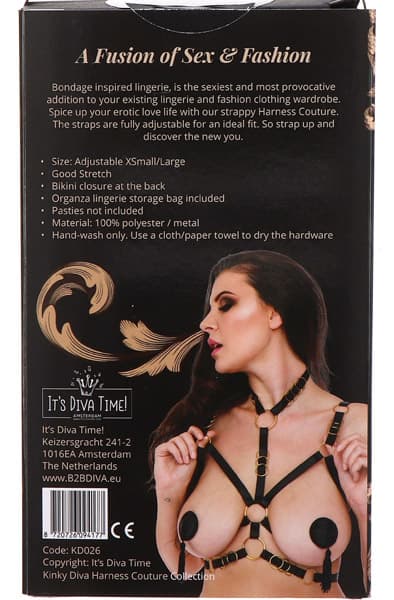 Kinky Diva Open Cup Bra Deluxe XS-L