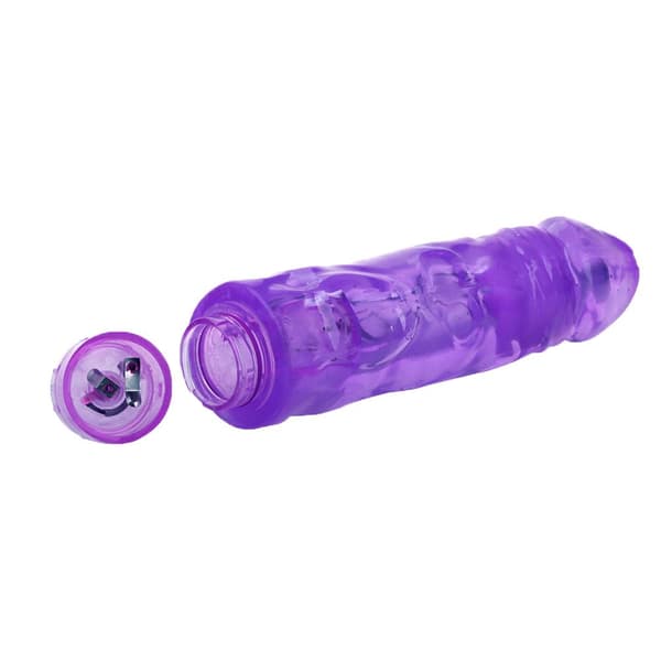 Realistisk Dildo Vibrator - Lilla