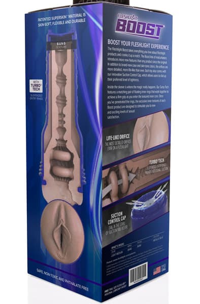Fleshlight Boost Bang Light Medium Flesh Fleshlight
