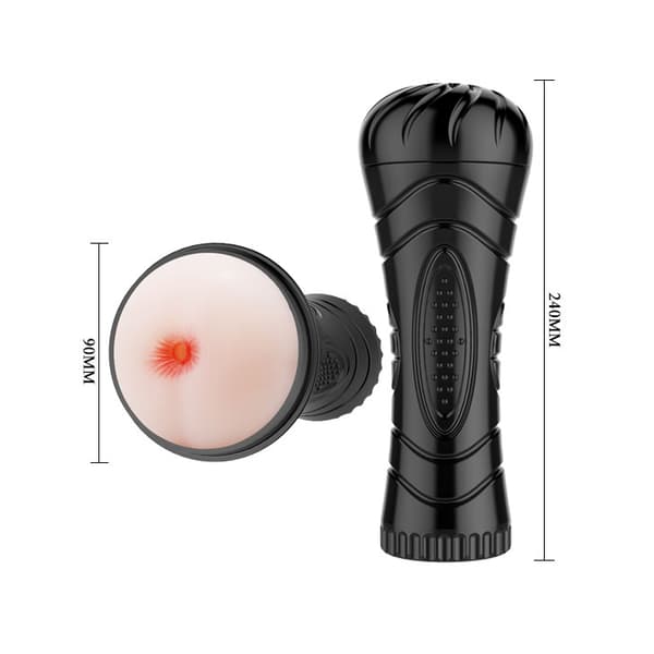 MASTURBATOR REALISTIC PINK BUTT VIBRATIONS