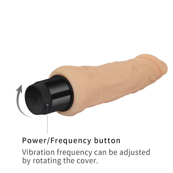 LOVETOY DILDO 8” REAL FEEL