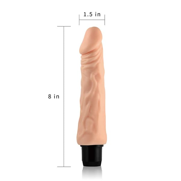LOVETOY DILDO 8” REAL FEEL