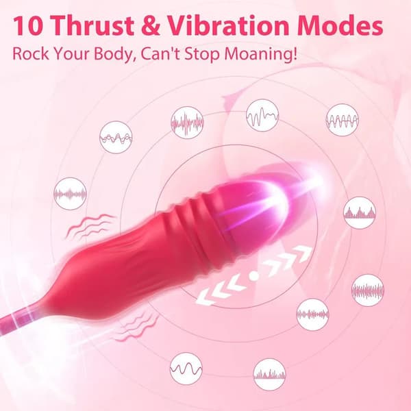 Double joy, vibrator with 10 vibration modes