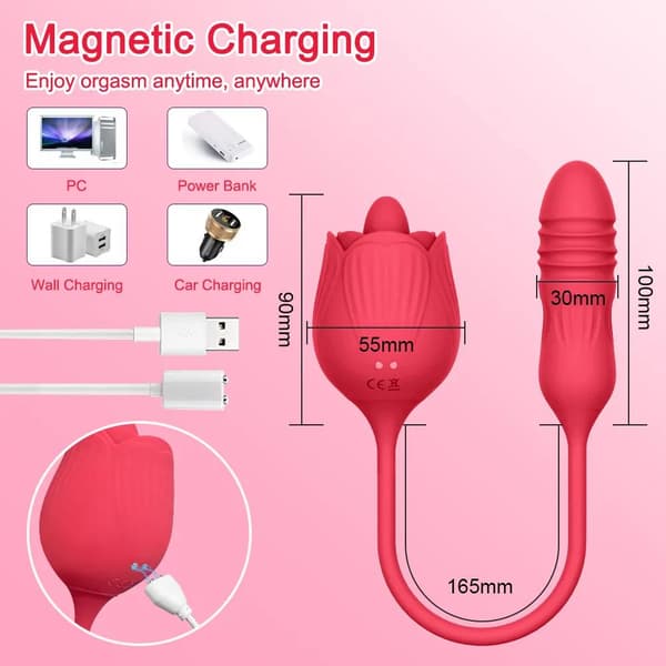 Double joy, vibrator with 10 vibration modes