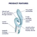 Pikkukuva 2 / 2: SATISFYER LOVE ME RABBIT VIBRATOR - BLUE