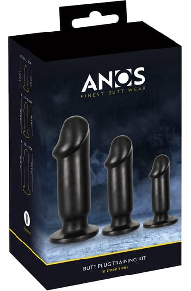 Anos Butt Plug Training Kit Anaplugger pakke