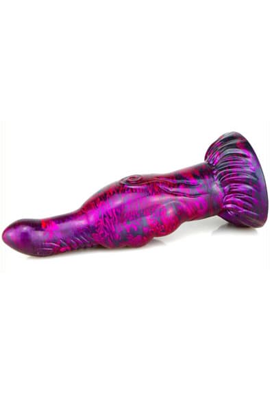 Metallic Fantasy Dildo Skurix Purple/Black 22 cm Dragon dildo