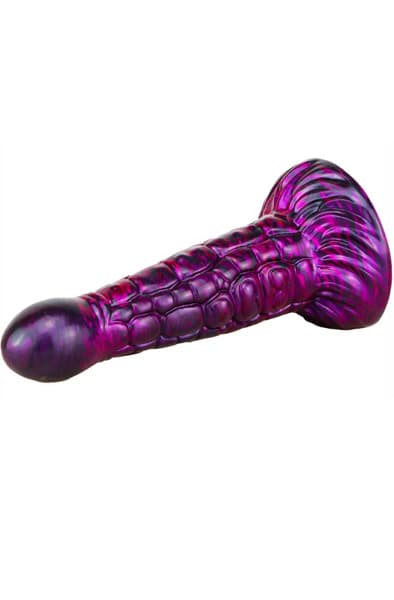 Metallic Fantasy Dildo Ninja Purple/Black 19 cm Dragon dildo