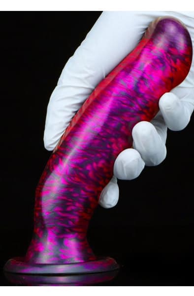 Metallic Fantasy Dildo Marbex Purple/Black 19 cm Dragon dildo