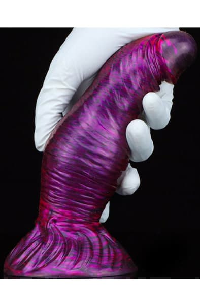 Metallic Fantasy Dildo Duxel Purple/Black 19,5 cm Dragon dildo
