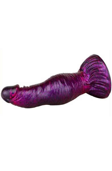 Metallic Fantasy Dildo Duxel Purple/Black 19,5 cm Dragon dildo