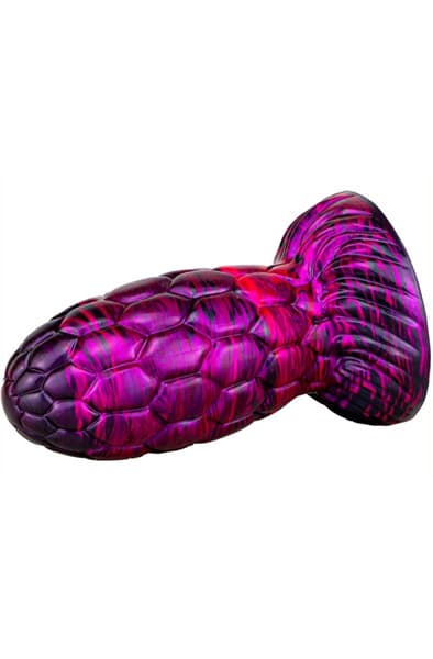 Metallic Dragon Egg Dildo Warnax Purple/Black 15,5 cm Dragon dildo