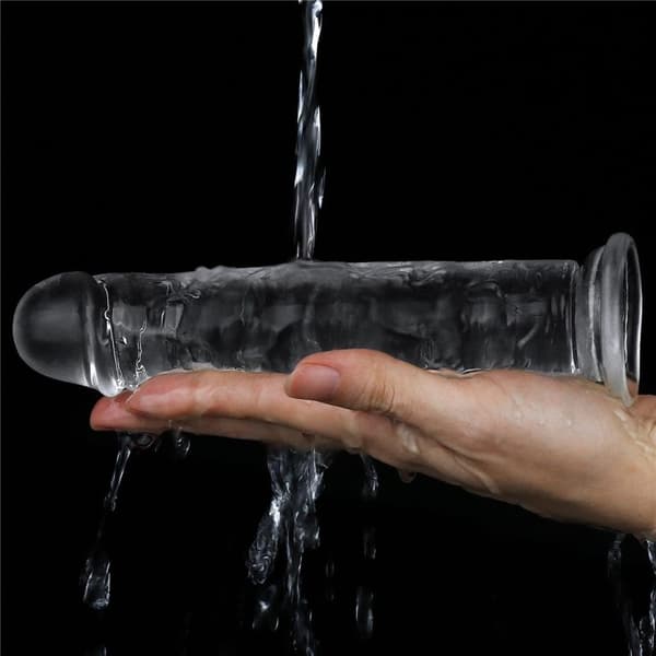 LOVETOY FLAWLESS DILDO 18CM – GENNEMSIGTIG