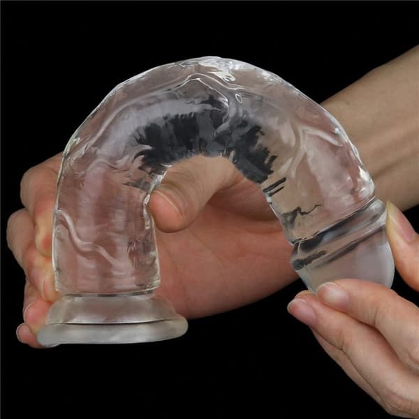 LOVETOY FLAWLESS DILDO 18CM – GENNEMSIGTIG